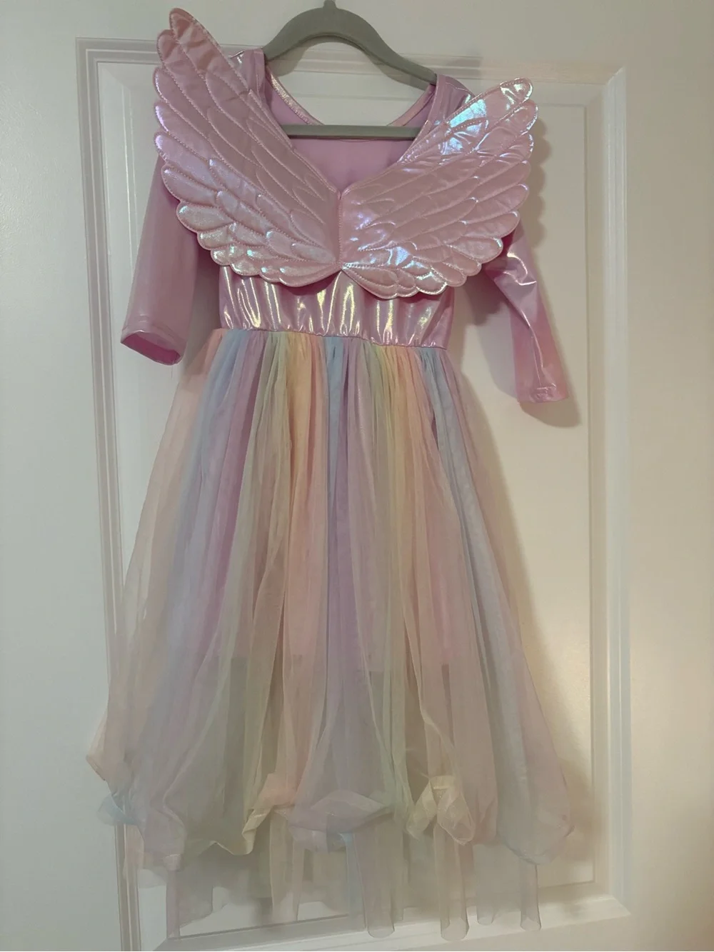Great Pretenders | Kids Pink Iridescent Unicorn Tulle Dress Costume